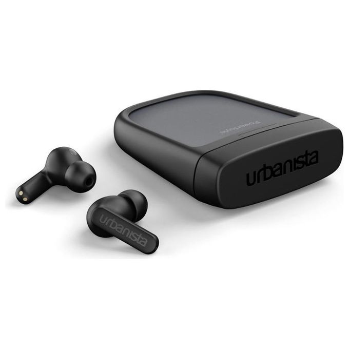 Urbanista PHOENIX Phoenix Auricolari True Wireless con Cancellazione Attiva del Rumore e Ricarica Solare Powerfoyle colore Nero Notte