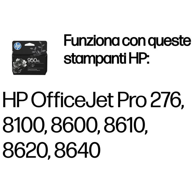 Hp Cartuccia ink Officejet 950xl Nero