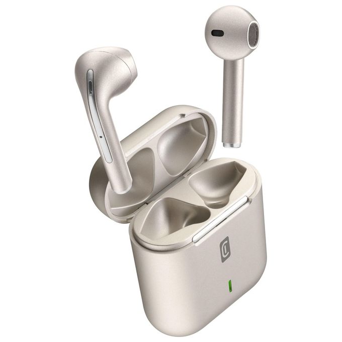 Cellularline BTTUCKTWSW TUCK Auricolari True Wireless TWS In-ear Bluetooth 5.0 15h custodia di ricarica colore Bianco