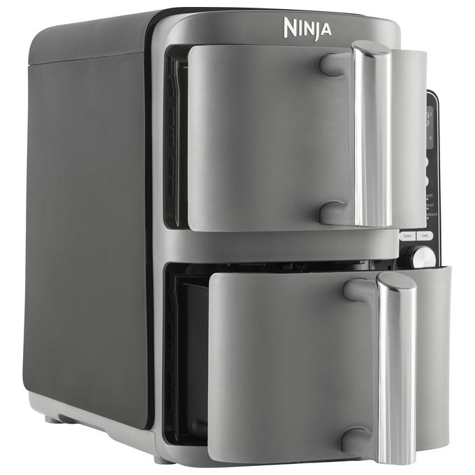 Ninja SL400EU Double Stack XL Friggitrice ad aria 9,5 L 2470 W 6 programmi doppio cestello colore Grigio
