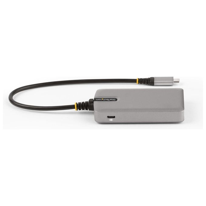 StarTech.com HB31C3A1CDPPD3 Hub USB-C 4 porte 3x USB-A 1x USB-C DP Alt Mode 4K 60Hz 100W PD USB 3.2 10Gbps colore Argento