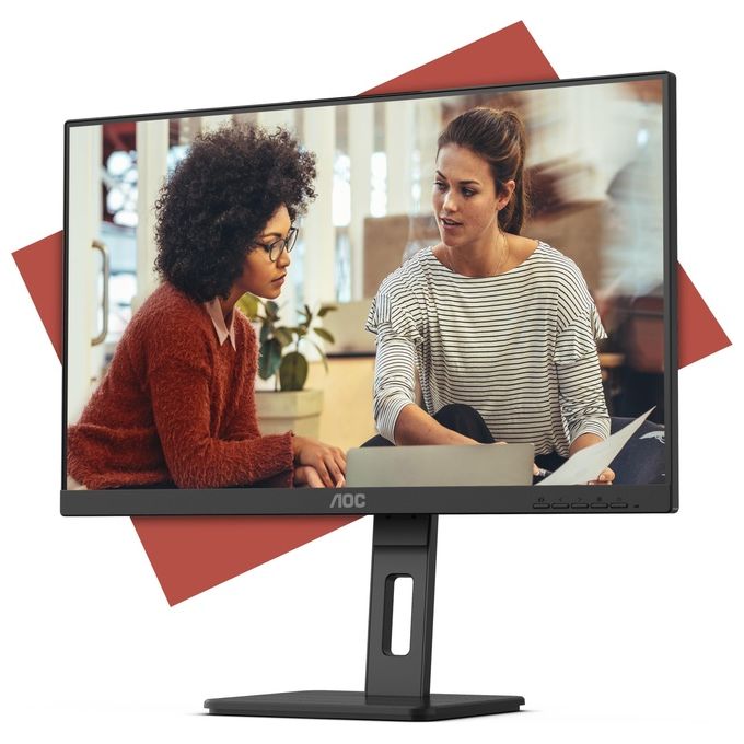 AOC 27E3QAF E3 Monitor PC 27'' IPS Full HD 1920x1080 100Hz 4ms Adaptive Sync Flicker-Free Altoparlanti colore Nero
