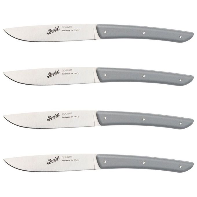 Berkel set coltelli da bistecca 4 pz. Color grigio