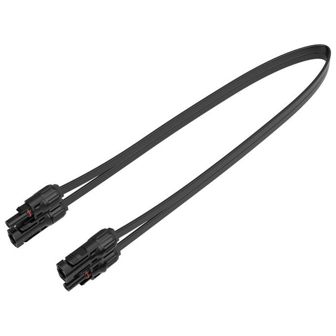 EcoFlow EFL-SUPERFLATMC4CABLE Super Flat Cavo MC4 Piatto Passante per Finestra 0.5 m colore Nero