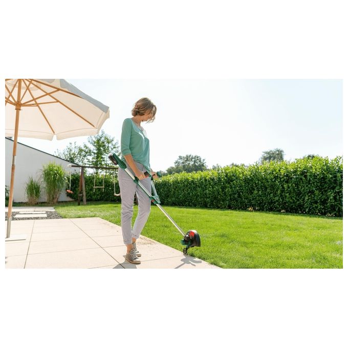 Bosch 06008C1D03 Universal GrassCut 18V-260 Decespugliatore e tagliabordi 2 in 1 Batteria 18 V 2 Ah Tecnologia Ioni di Litio colore Nero Verde