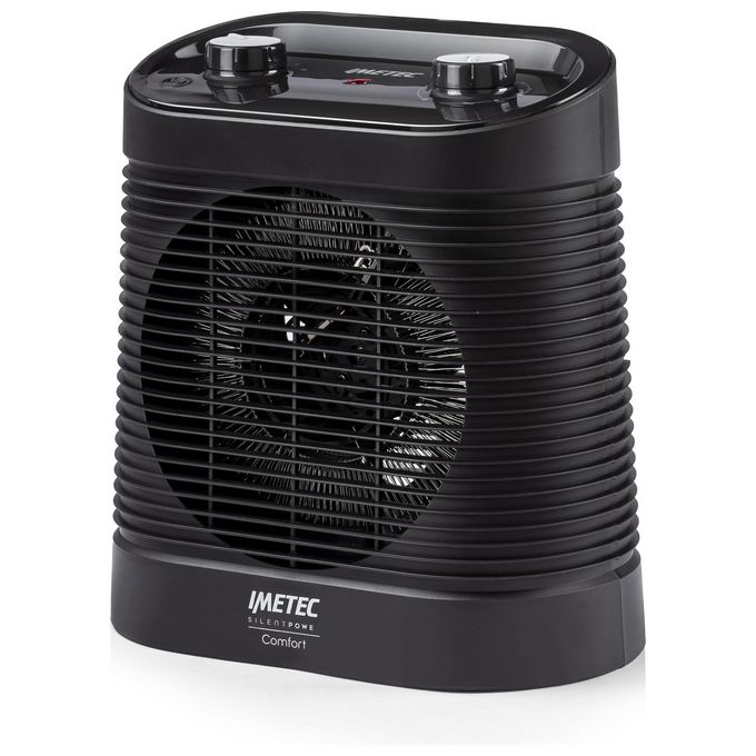 Imetec 4028 Silent Power Comfort Termoventilatore 2100 W 4 funzioni termostato antigelo colore Nero
