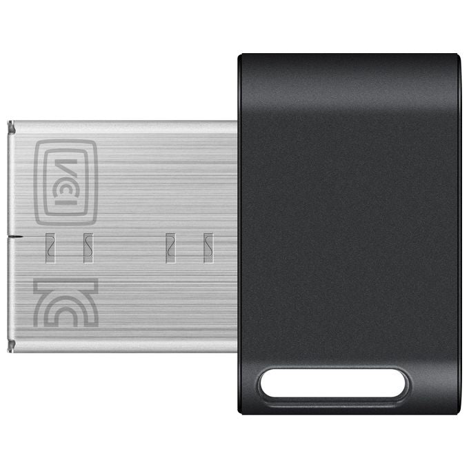 Samsung MUF-128AB-APC Flash Drive FIT Plus 128 GB USB tipo A 3.2 Gen 1 Velocita' lettura 400 MB-s colore Grigio Argento