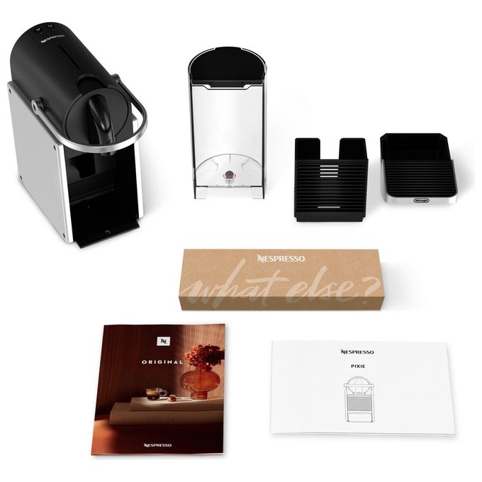 De'Longhi EN127.BL Pixie Macchina da caffe' a Capsule Automatica 1 L 19 bar 1260 W colore Nero Blu Argento
