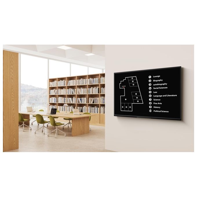 Sony FW-43EZ20L Pannello Piatto per Segnaletica Digitale 43'' LED 4K Ultra HD Wi-Fi Android 350 cd-m² 16-7 colore Nero