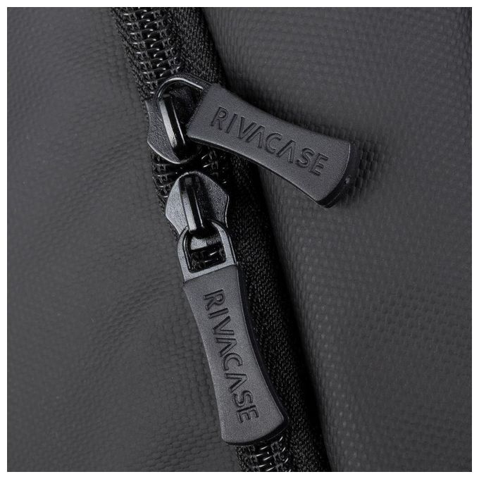 Rivacase 8435 BLACK ECO BACKPACK Tegel Zaino per Laptop fino a 15.6'' con Materiale Riciclato RPET Impermeabile colore Nero