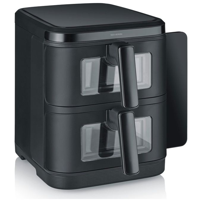 Severin FR2468 Friggitrice ad aria Doppia Zona 11 L 2800 W 9 Programmi Display LED Touch colore Nero