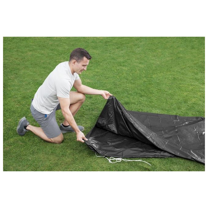 Bestway Copripiscina Fast Set Steel Pro e Steel Pro MAX 366x366cm Nero