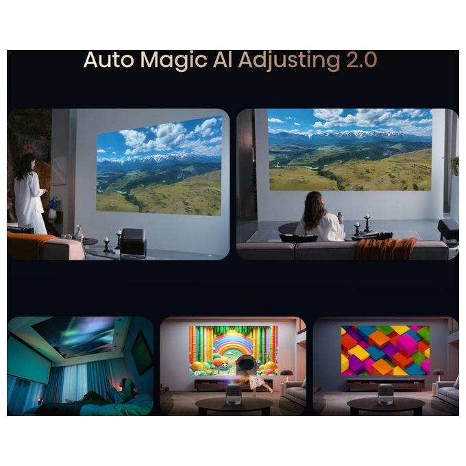 Hisense C2 PRO Videoproiettore Laser 4K UHD 2600 ANSI Lumen Smart VIDAA U7 HDR10+ DTS Virtual X colore Grigio