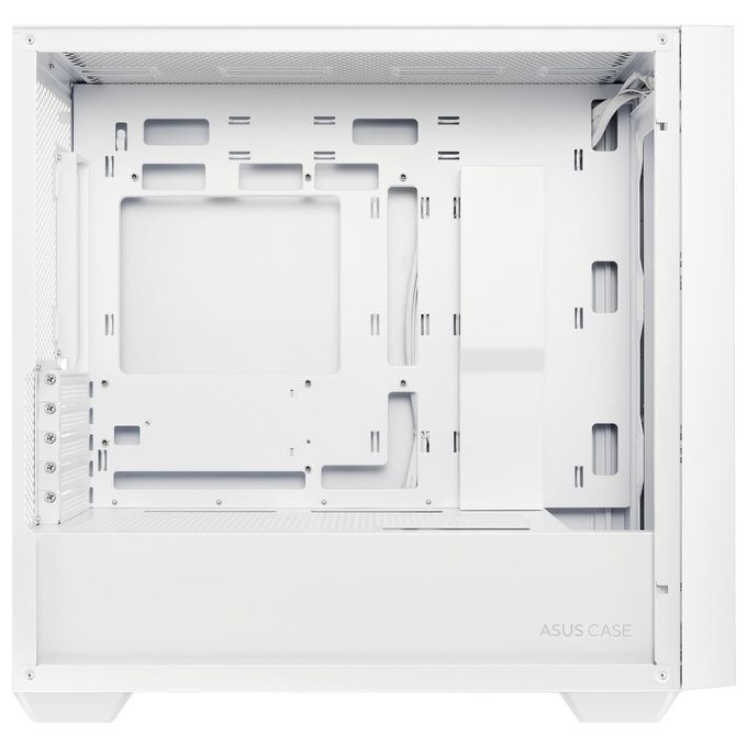 Asus A21 PC Case Mini Tower mATX Mini-ITX Vetro Temperato Radiatori 360 mm GPU 38 cm 5 Slot USB 3.2 colore Bianco