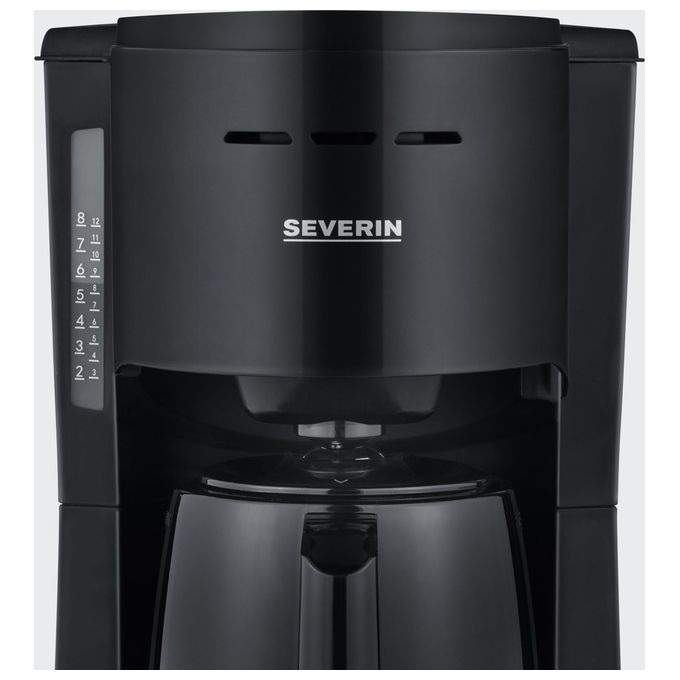 Severin KA 9307 Macchina da caffe' con filtro Capacita' 8 tazze Potenza 1000 W Spegnimento automatico colore Nero