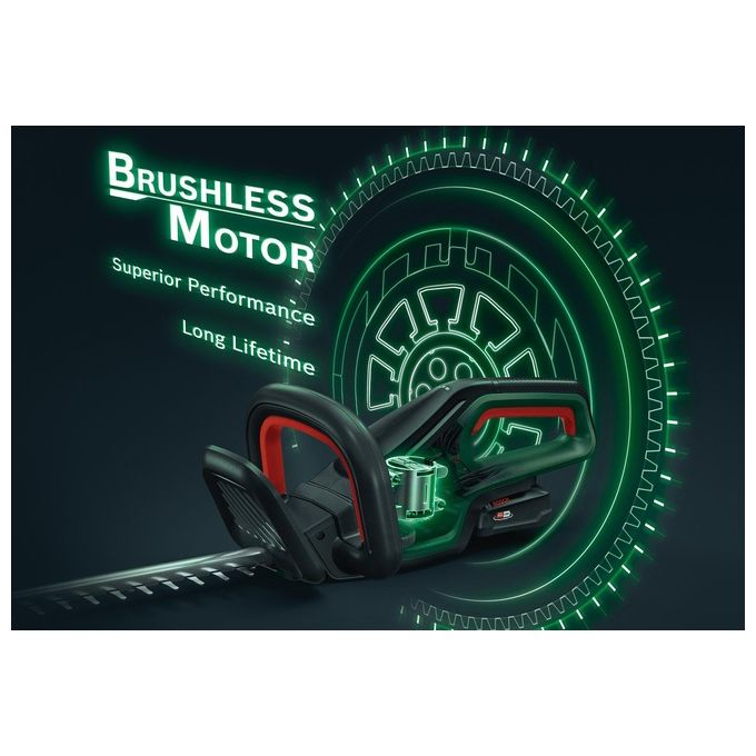 Bosch 060084A300 AdvancedHedgeCut Tagliasiepi a Batteria 36 V 2 Ah Lama 65 cm Peso 3,5 Kg colore Nero