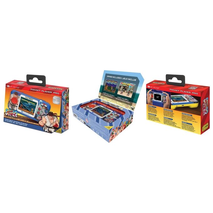 MY ARCADE DGUNL-4187 Pocket Player PRO Super Street Fighter II colore Nero