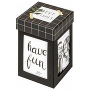 Walther FB280B Photo Gift Box Surprise 8.5x8.5x13.5cm Nero