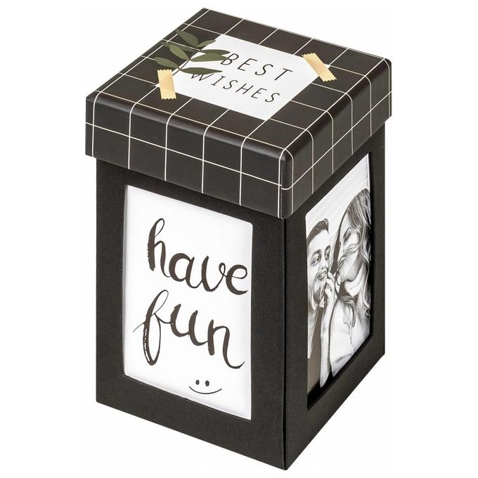 Walther FB280B Photo Gift Box Surprise 8.5x8.5x13.5cm Nero