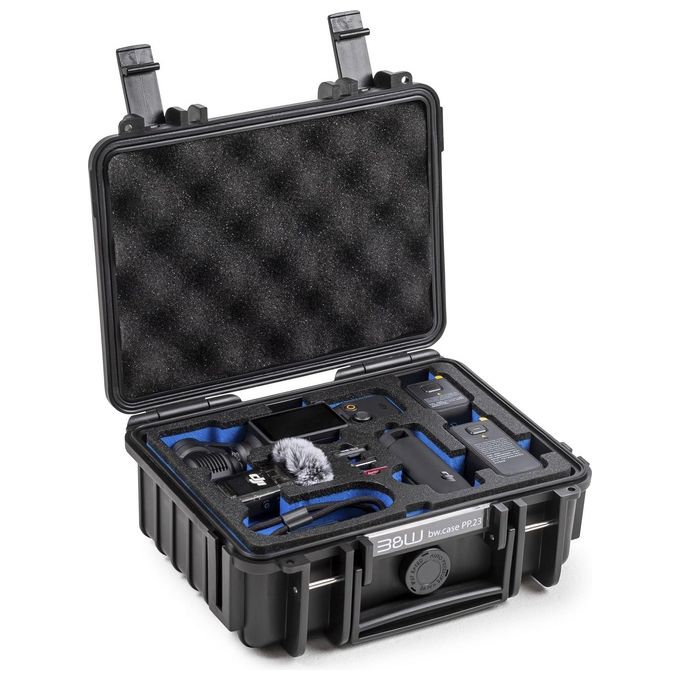 BandW PP.23.B.POCKET3 Outdoor Case Tipo 500 per DJI Osmo Pocket 3 Impermeabile IP67 Antipolvere Antishock colore Nero
