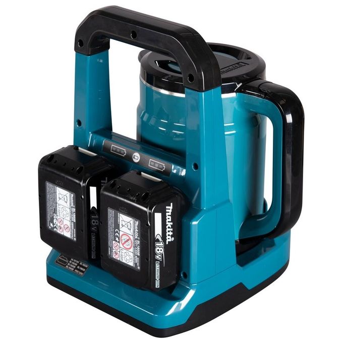 Makita DKT360Z LXT Bollitore a Batteria 36V 2x18V 0,8 L Spegnimento Automatico Protezione Boil-Dry colore Blu Nero