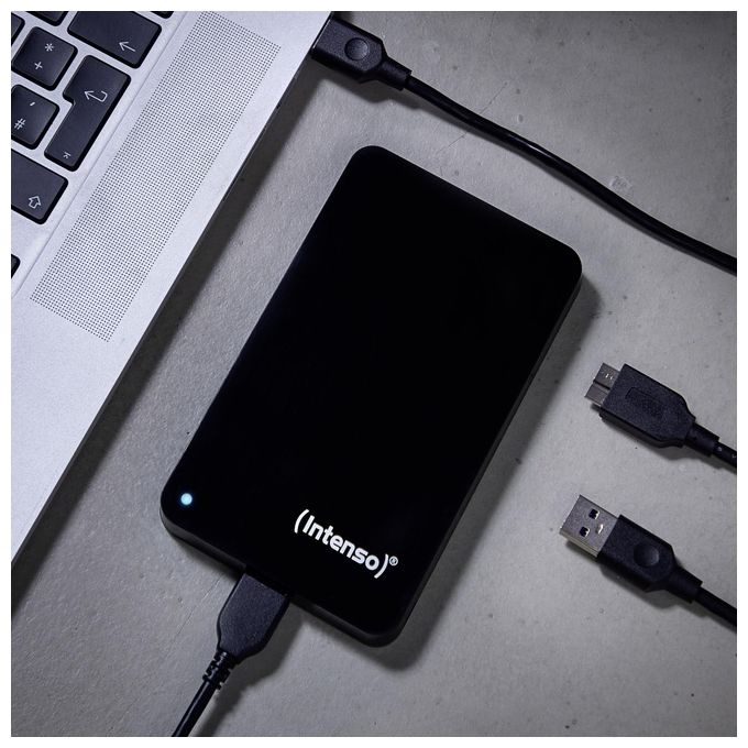 Intenso 6021560 Memory Case Disco Rigido Esterno 2.5'' 1TB USB 3.0 5400 rpm 85 MB-s colore Nero
