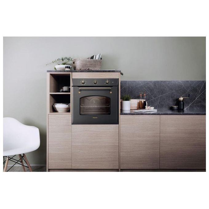 Hotpoint FIT 834 AN HA Forno elettrico Multifunzione  da Incasso 73 Litri Classe energetica A 6 programmi  Antracite