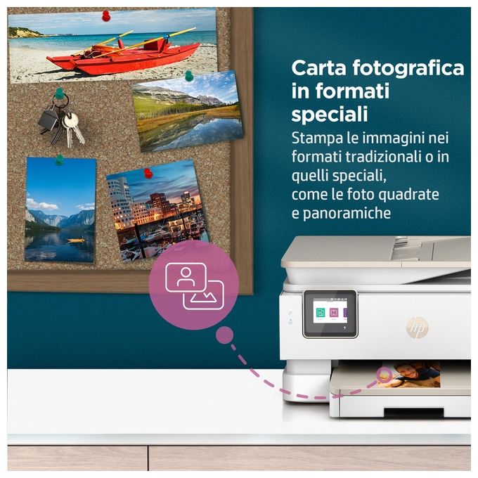 [ComeNuovo] HP ENVY 7920e Stampante Multifunzione Getto Termico d'Inchiostro A4 4800x1200 Dpi 15 Ppm Wi-fi