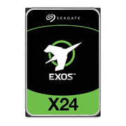 Seagate ST24000NM002H Exos X24 Hard disk interno 24 TB 7200 rpm 512 MB cache 3.5'' SATA colore Nero