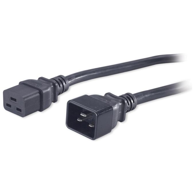 APC AP9877 Cavo di Alimentazione Accoppiatore C19 a C20 1,98 m 20 A colore Nero