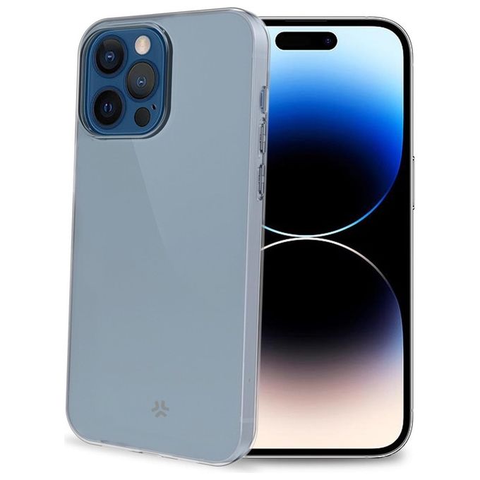 Celly Tpu Cover per iPhone 15 Pro Trasparente
