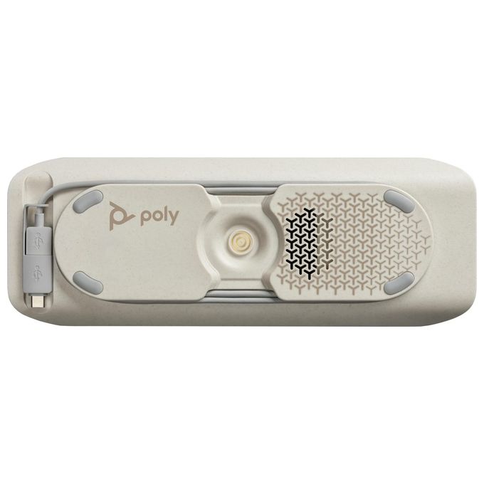 HP Poly 77P36AA Poly Sync 40+ Vivavoce per Telefono cellulare PC USB A USB C Bluetooth 5.1 con Adattatore BT700 colore Argento