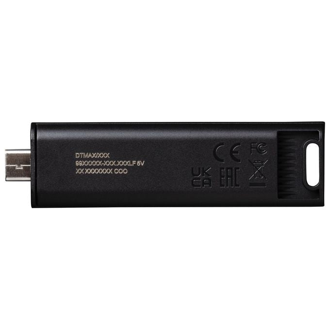 Kingston Technology DTMAX-512GB DataTraveler Max Unita' Flash USB 3.2 Gen 2 512 GB 1000 MB-s 900 MB-s USB Tipo-C colore Nero