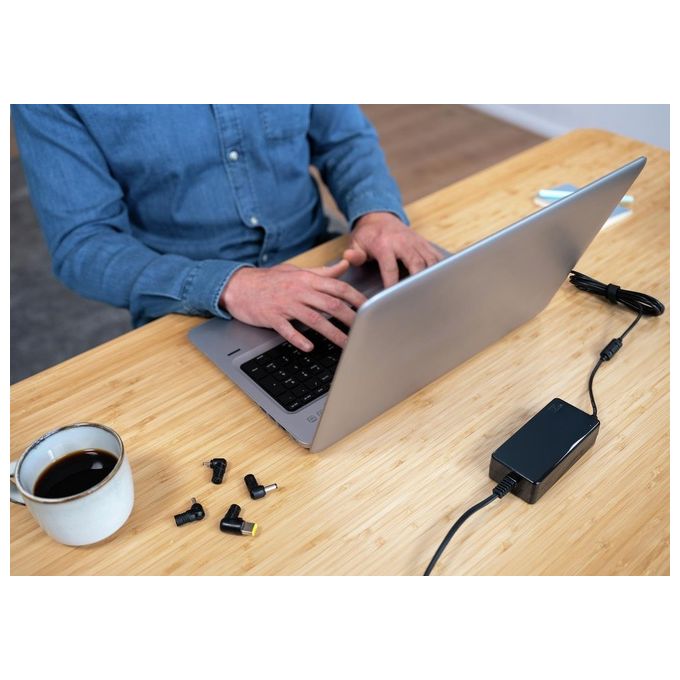 Trust Primo Caricabatteria Universale per Laptop da 70W Nero