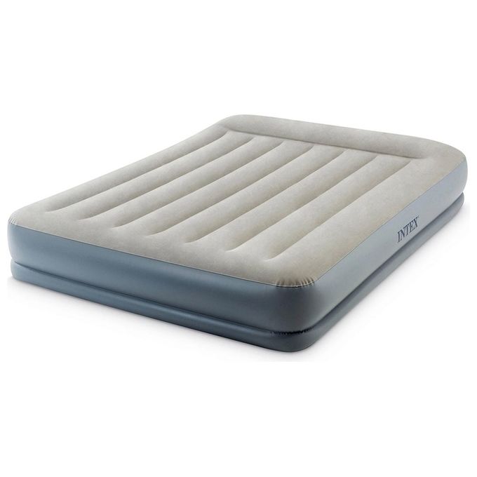 Intex 64118ND Materasso Dura-Beam Pillow Rest Mid-Rise Matrimoniale Autogonfiante 152x203x30 cm Matrimoniale Versione 2023