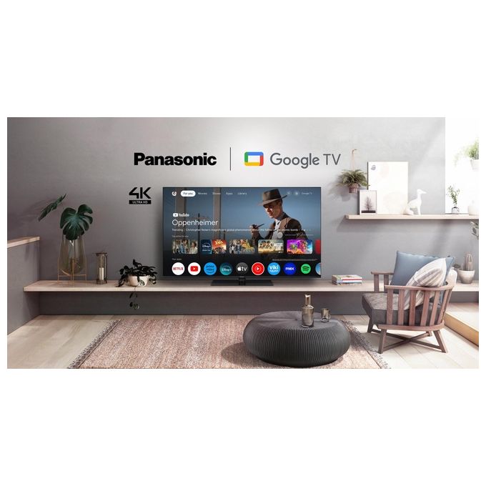 Panasonic TN-43W70AEZ Serie W70 Smart TV LED 4K Ultra HD 43'' Google TV Dolby Vision Atmos HDMI 2.1 colore Nero