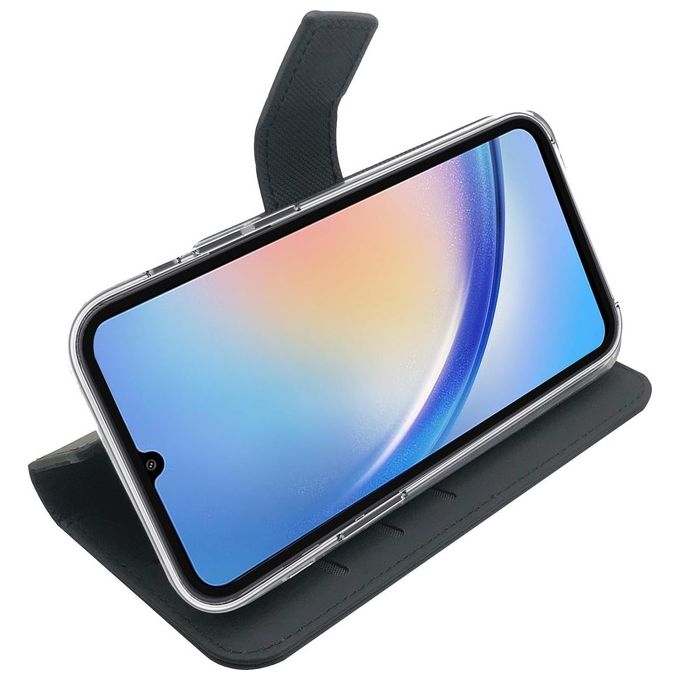 Celly Wally Case per Samsung Galaxy A34 5G Nero