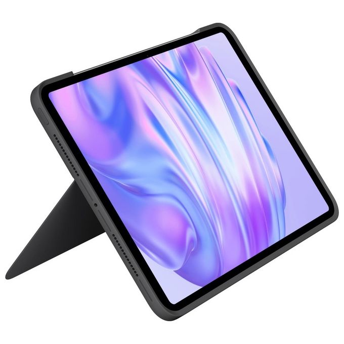 Logitech 920-012771 Combo Touch Custodia con Tastiera QWERTY Italiano Trackpad Multi-touch Smart Connector per iPad Pro 11'' colore Grafite