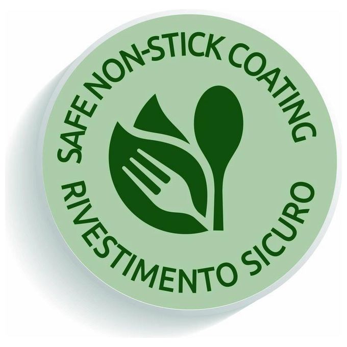 Lagostina 2100124086 Aroma Casseruola Bassa con Coperchio in Alluminio Pressofuso Diametro 28 cm Adatta per Induzione con Rivestimento Antiaderente Titanium e Indicatore di Temperatura Thermo-Signal colore Nero
