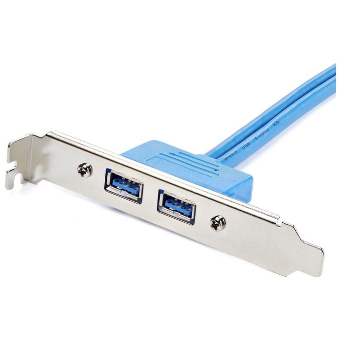 StarTech Adattatore piastra slot USB 3.0 A femmina 2 porte