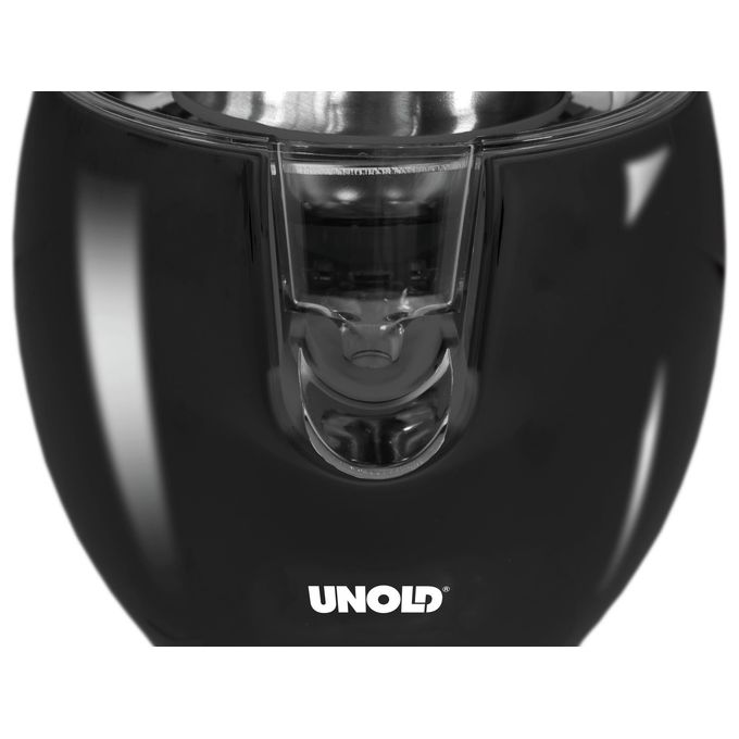 Unold 78135 Spremiagrumi Elettrico Potenza 300 W con Due Coni per Agrumi e Filtro in Acciaio Inox colore Nero