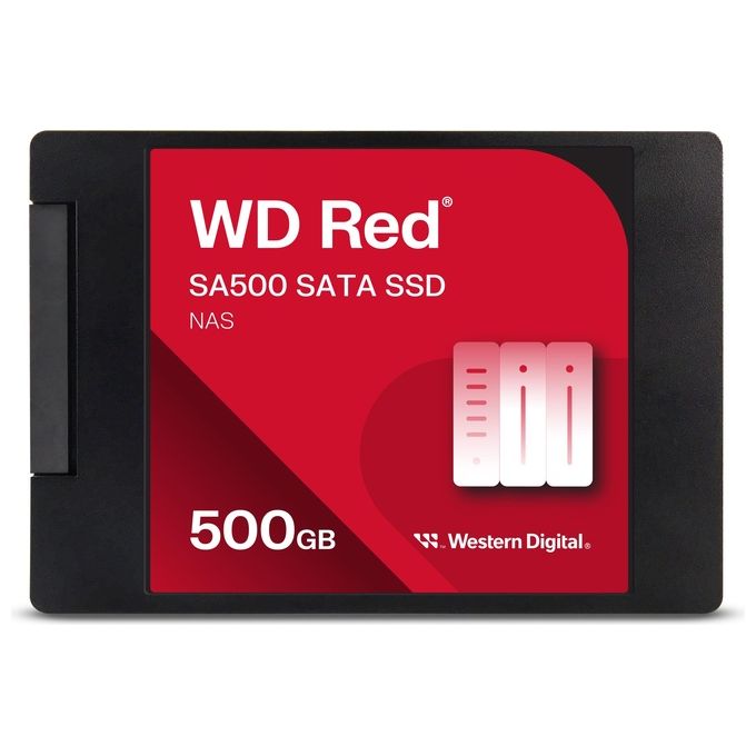 Western Digital Red SA500 Drives allo Stato Solido 2,5'' 500Gb Serial ATA III 3D NAND