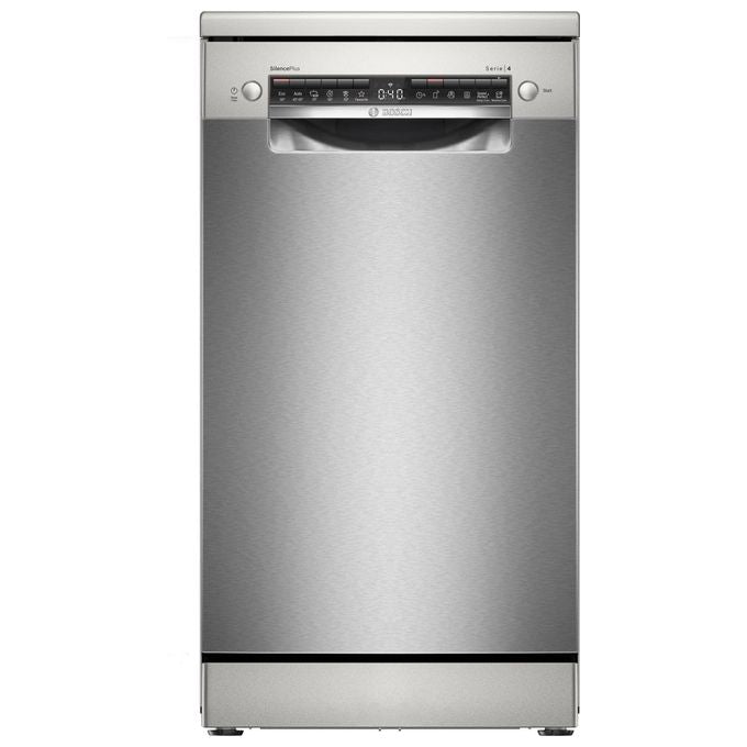 Bosch SPS4EMI24E Serie 4 Lavastoviglie a libera installazione 10 coperti Classe C EfficientDry Home Connect AquaStop (84.5x45x60 cm) colore Inox