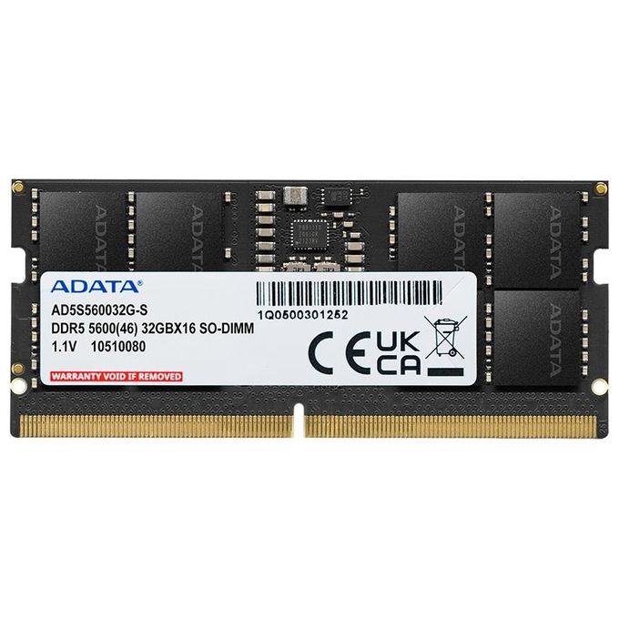 Adata AD5S560016G-S Premier Memoria RAM SO-DIMM 16 GB DDR5 5600 MHz CL46 1.1 V Data Integrity Check