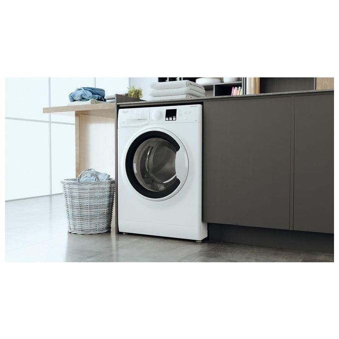 Hotpoint RSSF 624 W IT N - Lavatrice Slim a carica frontale 6 kg, 1200 giri-min, Classe C, profondita' 43 cm, colore Bianco