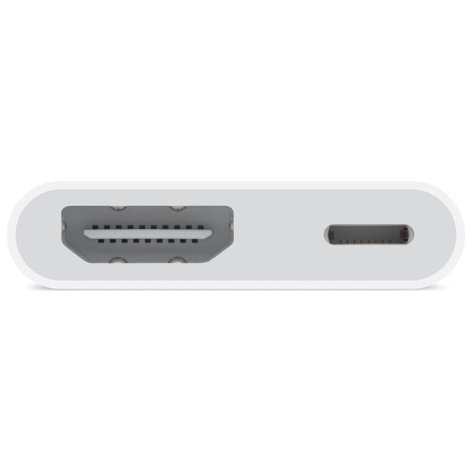 Apple MW2P3ZM-A Adattatore da Lightning ad AV Digitale HDMI 1080p per iPhone iPad iPod colore Bianco