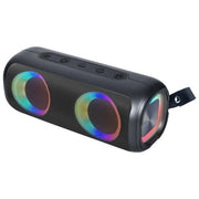 Majestic 116123BK FIRE 23 PRO Altoparlante Portatile Wireless con TWS Luci LED Batteria 3000 mAh USB-C MicroSD AUX FM colore Nero