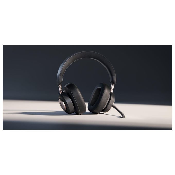 Kensington K83452WW Cuffie over-ear Bluetooth H3000 Cancellazione Rumore Attiva con AI Durata Batteria 60 h Connessione Bluetooth 5.2 colore Nero