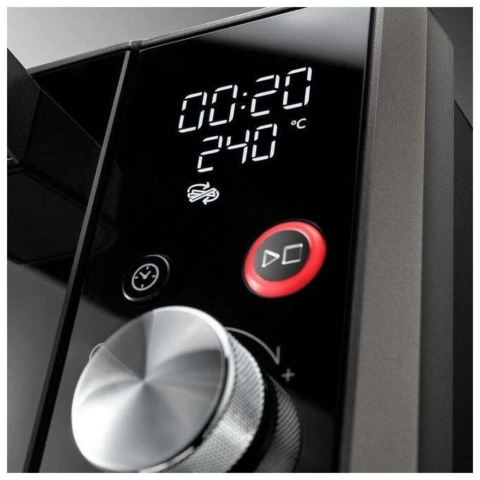 De'Longhi DO34326 Sfornatutto Forno Elettrico Ventilato con Grill 34 L 2000 W Timer Digitale LED (34x52.5x46.5 cm) colore Nero Titanio