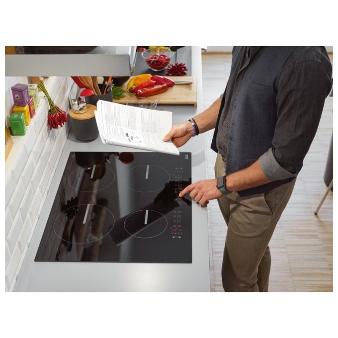 Franke FSM 654 I B BK Smart Piano cottura a induzione 65 cm 4 zone Touch Control Booster colore Nero